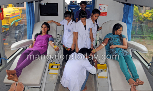 Blood Mobile Bus in Mangalore